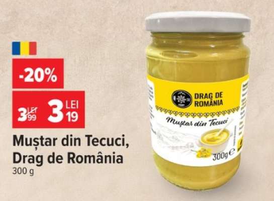 Muștar din Tecuci Drag de România