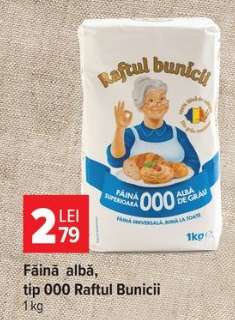 Făină albă, tip 000 Raftul Bunicii