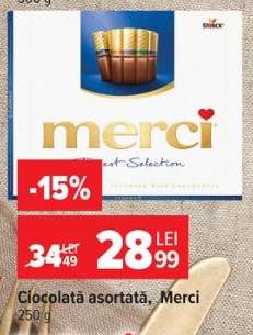 Ciocolată asortată, Merci