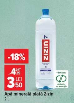 Apă minerală plată, Zizin