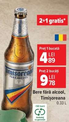 Bere fără alcool Timișoreana