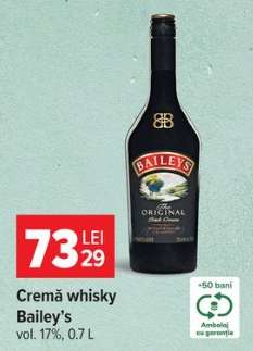 Cremă whisky Bailey’s