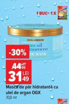 Mască de păr hidratantă cu ulei de argan, OGX