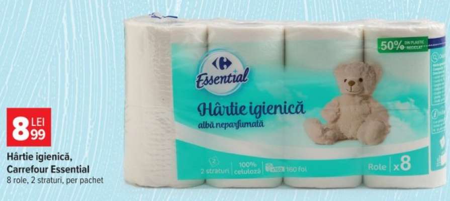 Hârtie igienică Carrefour Essential