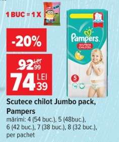 Scutece chilot Jumbo pack, Pampers