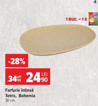 Farfurie întinsă Tetris, Bohemia