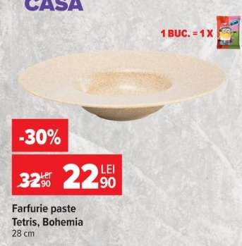 Farfurie paste Tetris, Bohemia