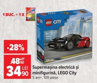 Supermașina electrică și minifigurină, LEGO City