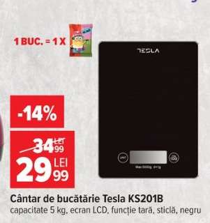 Cântar de bucătărie Tesla KS201B