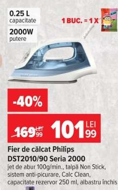 Fier de calcat Philips DST2010/90 Seria 2000