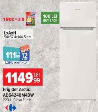 Frigider Arctic AD54240M40W