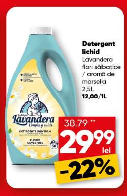 Detergent lichid Lavandera