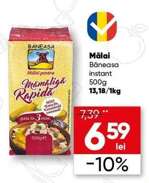 Mălai Băneasa instant 500g