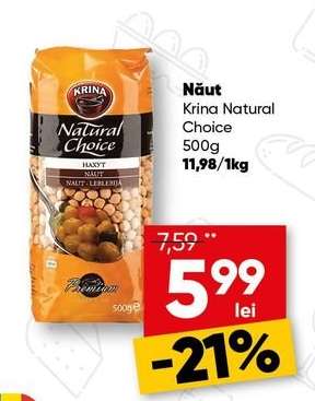 Năut Krina Natural Choice 500g