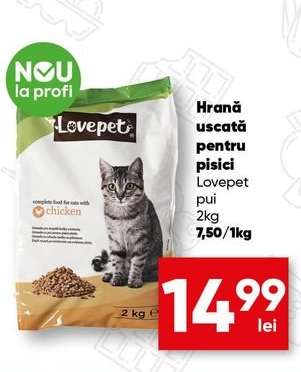 Hrană uscată pentru pisici Lovepet