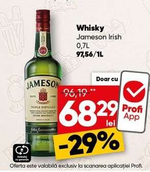 Whisky Jameson Irish