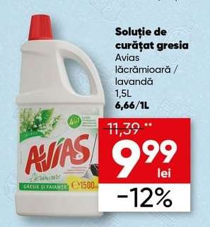 Soluție de curățat gresia Avias