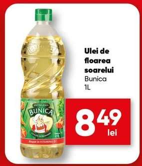 Ulei de floarea soarelui Bunica 1L