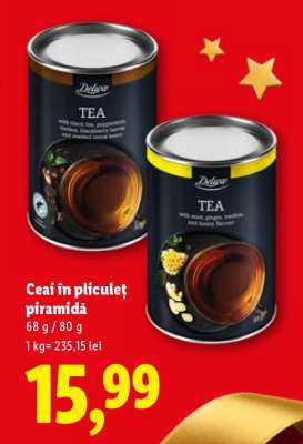 Ceai în pliculeț piramidă