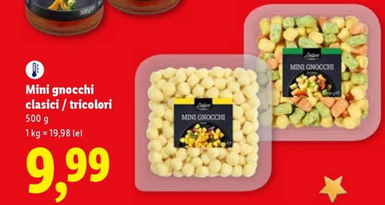 Mini gnocchi clasici / tricolori
