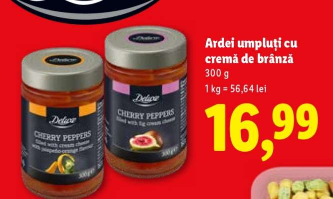 Ardei umpluți cu cremă de brânză