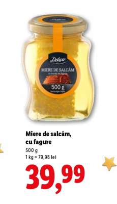 Miere de salcâm, cu fagure