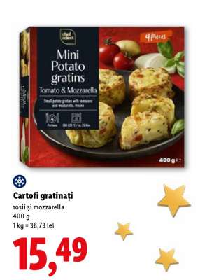 Cartofi gratinați