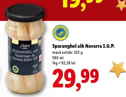 Sparanghel alb Navarra I.G.P.