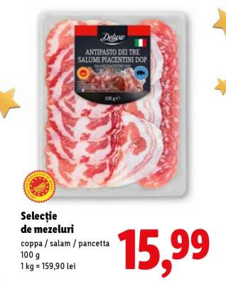Selecție de mezeluri