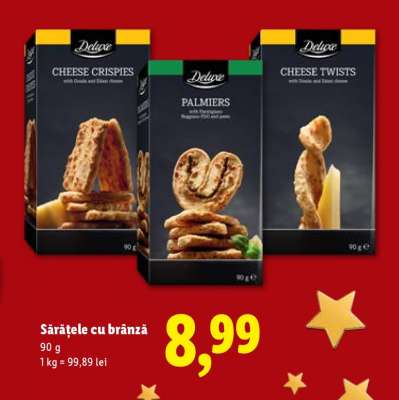 Sărățele cu brânză