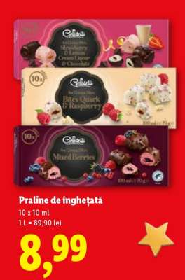 Praline de înghețată