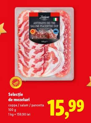 Selecție de mezeluri