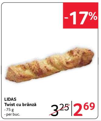 LIDAS Twist cu brânză