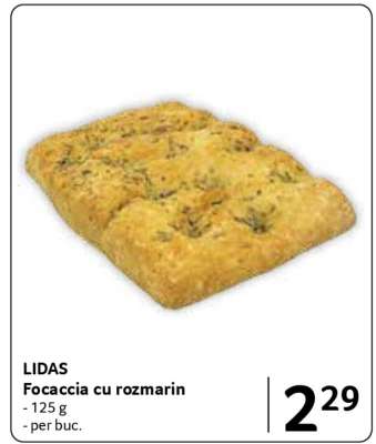 LIDAS Focaccia cu rozmarin