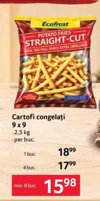 Cartofi congelați 9 x 9