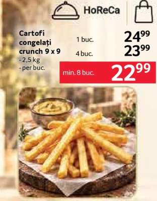 Cartofi congelați crunch 9 x 9