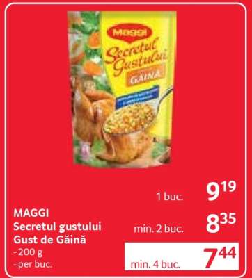 MAGGI Secretul gustului Gust de găină