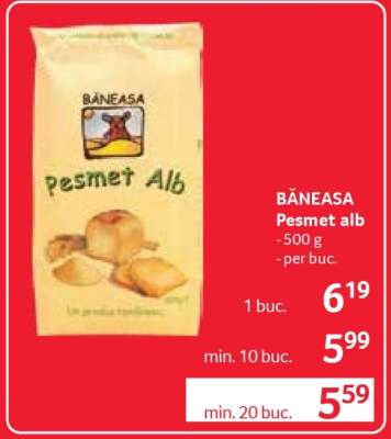 BĂNEASA Pesmet alb