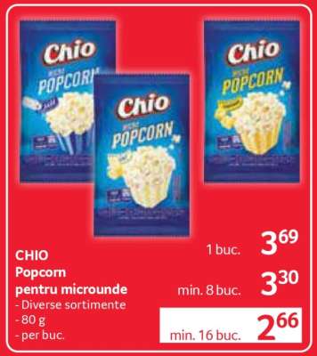 CHIO popcorn pentru microunde
