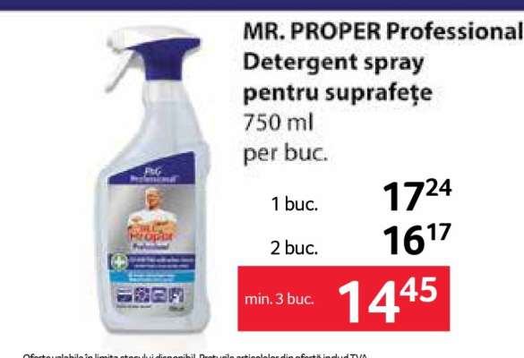 MR. PROPER Professional Detergent spray pentru suprafețe