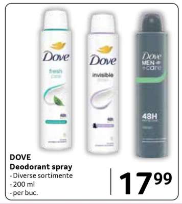 DOVE Deodorant spray