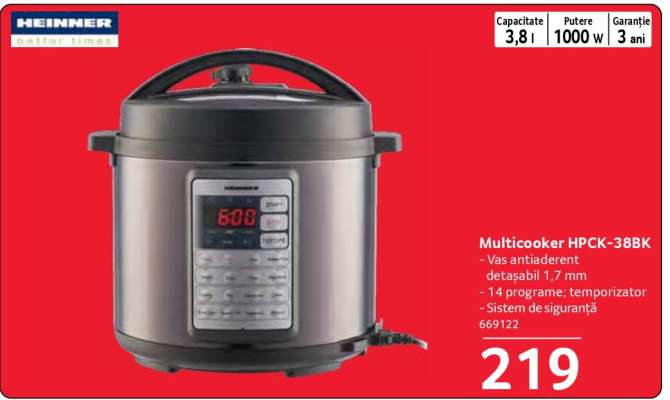 Multicooker HPCK-38BK