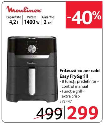 Friteuză cu aer cald Easy Fry&grill