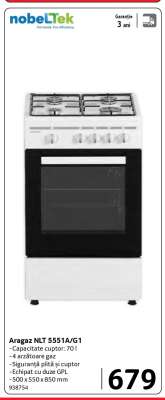 Aragaz NLT 5551A/G1