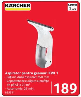 Aspirator pentru geamuri KWI 1