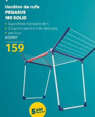 Uscător de rufe Pegasus 180 Solid
