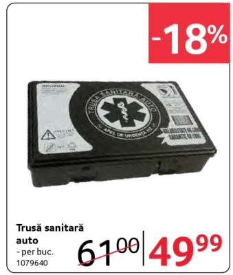 Trusă sanitară auto