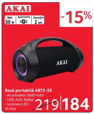 Boxă portabilă ABTS-55