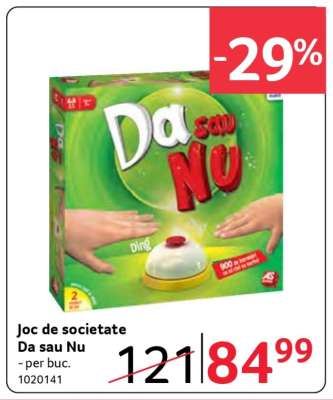 Joc de societate DA sau NU