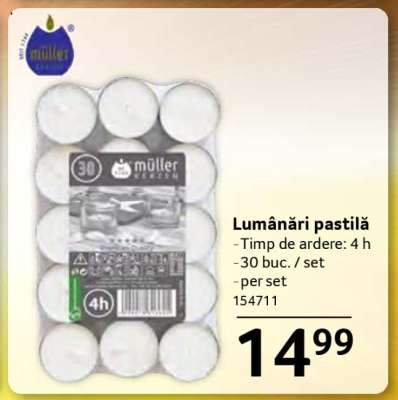 Lumânări pastilă